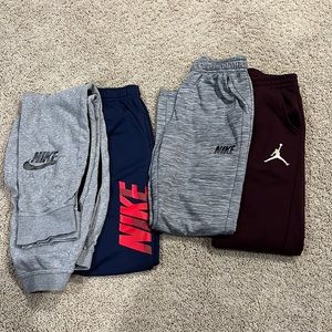 Nike and Jordan jogger bundle size youth XL